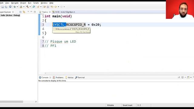 Sistemas Embarcados - Novo Projeto e GPIO com Tiva C - Programação com Registradores смотреть онлайн