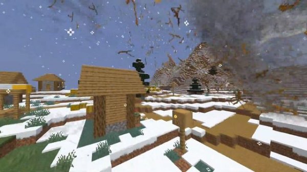 The Minecraft 1.18.2 Tornado Mod: The F5 Tornado + Village Destruction