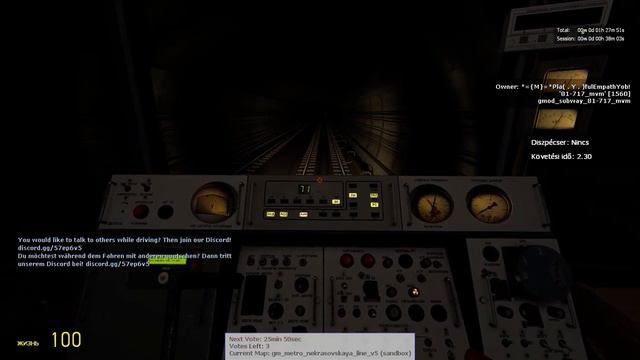 G.Mod - Metrostroi: После почти двухлетнего перерыва. Адаптивная обкатка по Некрасовской линии.#3/4 смотреть онлайн