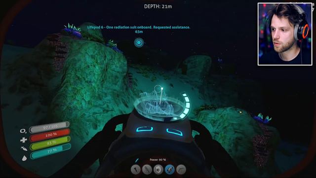 FOUND A REAPER | Subnautica Gameplay Part 5 [Underwater Survival Game] смотреть онлайн