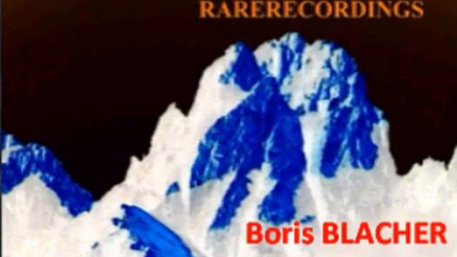Boris Blacher Suite aus dem Ballett "Tristan" смотреть онлайн