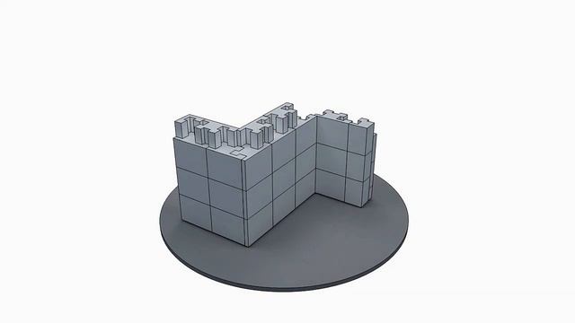 VAD-VAD Interlocking Block Masonry Wall Assembling смотреть онлайн