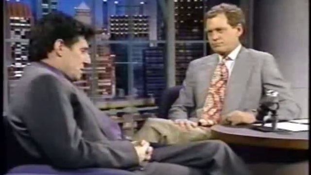 Gabriel Byrne On Letterman 1993