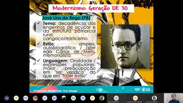 AULA 24 LITERATURA 252 RAQUEL MODERNISMO NO BRASIL 2ª GERAÇÃO III смотреть онлайн