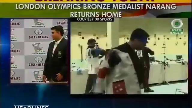 Gagan Narang returns to a hero's welcome-2 смотреть онлайн