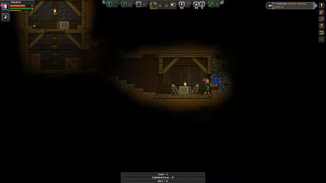 Прохождение Starbound (1.0) - #002 - Голод в шахте смотреть онлайн
