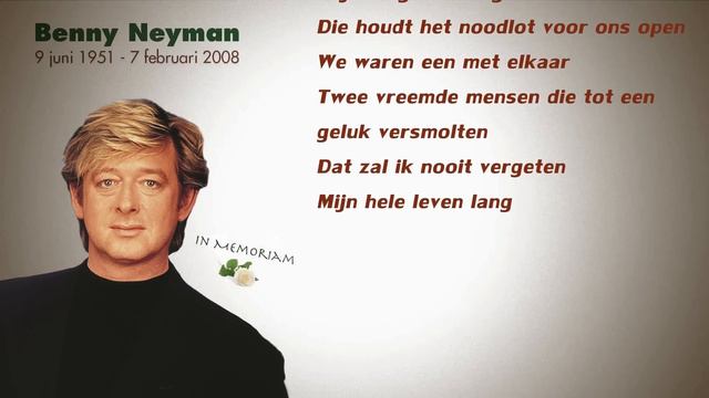 Benny Neyman - Of Ik Je Terug Zal Zien (Lyrics Video) смотреть онлайн