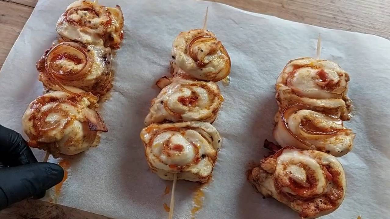 Шашлычки на шпажках | Куриный шашлык смотреть онлайн