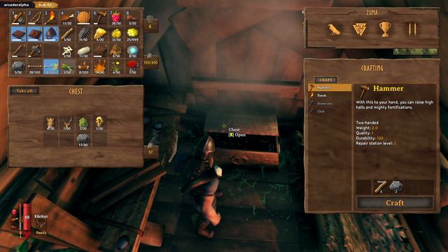 Valheim Part 8 - SEA MONSTER vs LITTLE RAFT (Viking Survival) смотреть онлайн