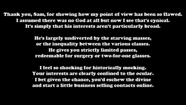 Tim Minchin - Thank You God смотреть онлайн