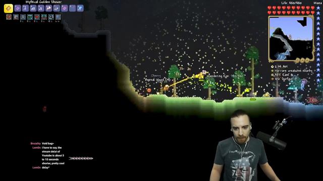 MYTHICALLL - Terraria Hardcore MasterMode Book Only Challenge Drunk Seed - Ep 36 смотреть онлайн