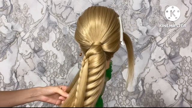 latest ponytail hairstyle for girls смотреть онлайн