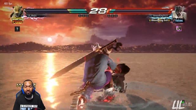 Tekken 7 Clash of the Wrestlers! Lil Majin vs Armor King! смотреть онлайн