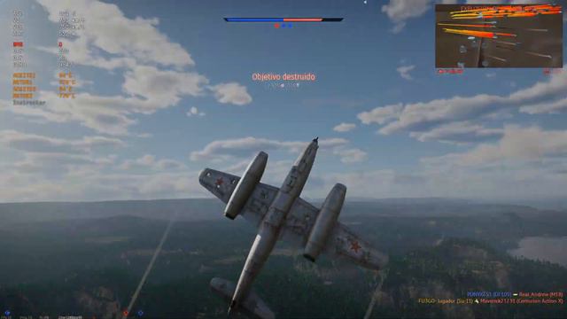 Su-11 , Ataque a tierra por Fin , WarThunder смотреть онлайн