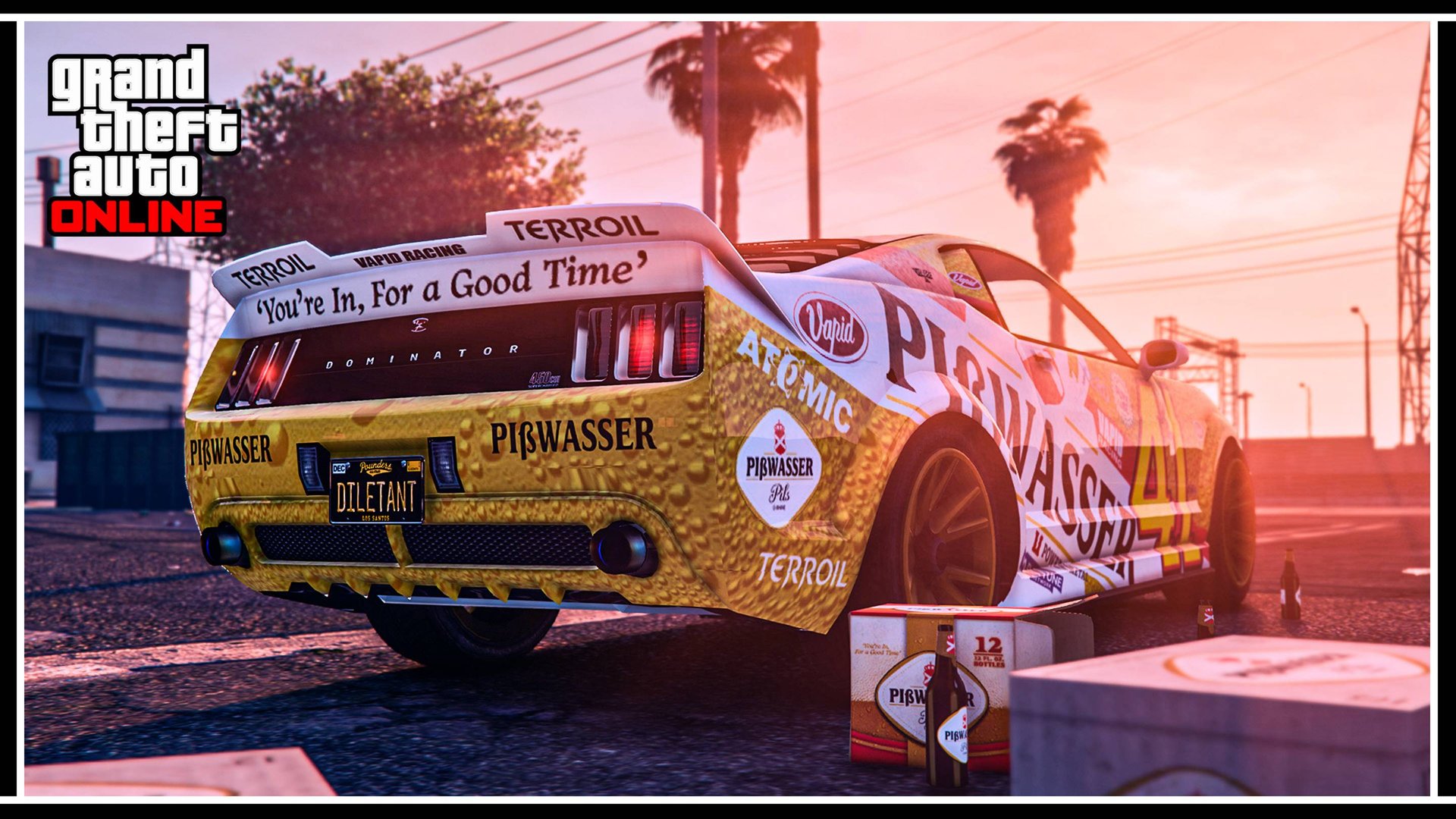 Бесплатный автомобиль в GTA Online – Обзор маслкара Pißwasser Dominator смотреть онлайн