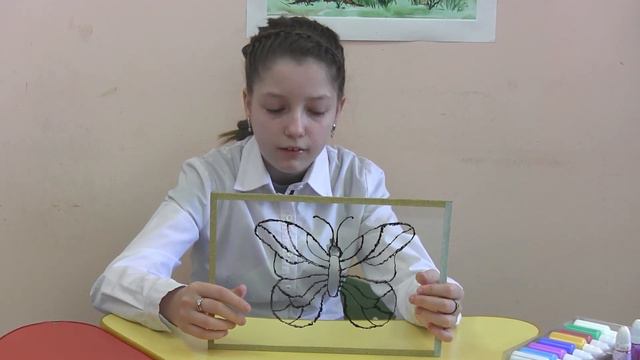 Селиваново КЦСОН. Витраж "Бабочка". Казанцева. смотреть онлайн
