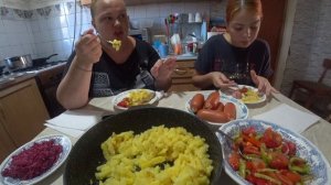 мукбанг вдвоём, малыши отказались сниматься