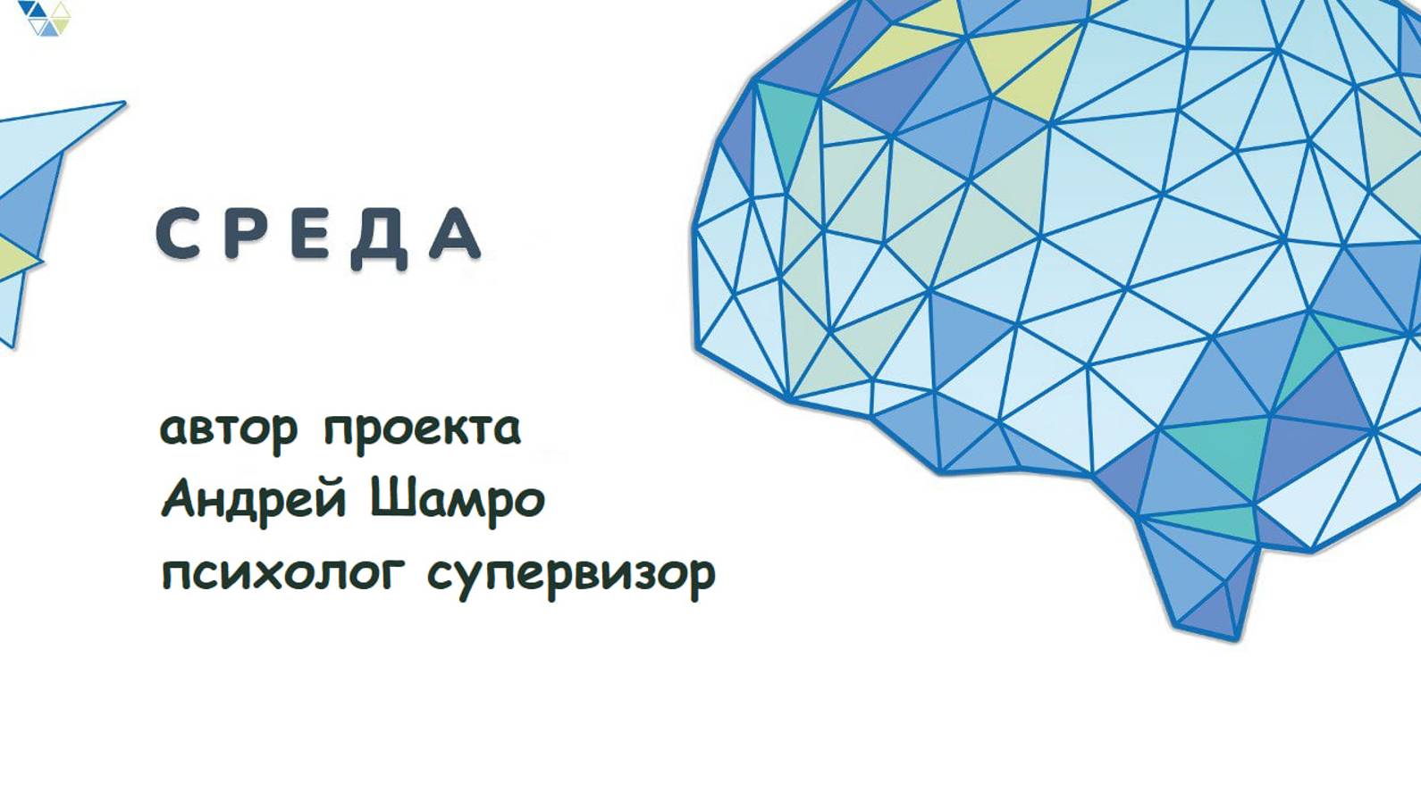 Приветсвие на сайте проекта СРЕДА