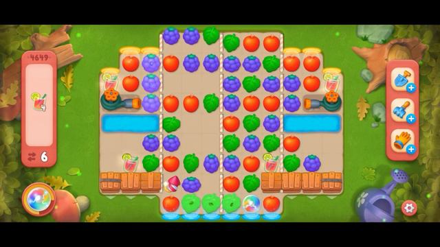Playrix | Gardenscapes | Hard Level 4649 | Clear | First Attempt | Earn Coins | S.R Gaming Club.
