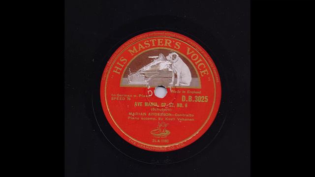 MARIAN ANDERSON - AVE MARIA OP. 52 (Schubert) смотреть онлайн