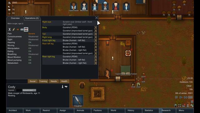 Rimworld Episode 5: The unexpected horror of the muffalo смотреть онлайн