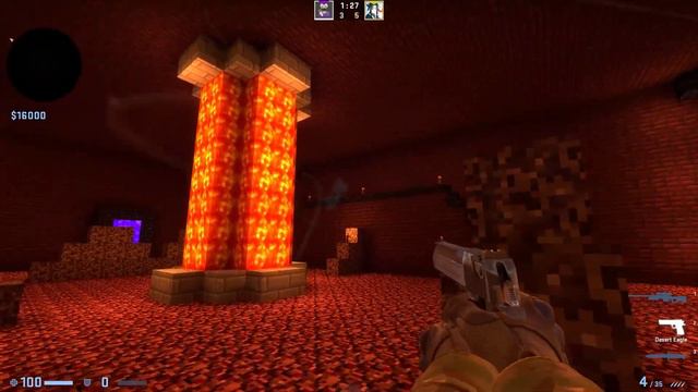 ДУЭЛЬ НА 100$$$!!! В МАЙНКРАФТЕ/// 1VS1 В CS:GO!!! смотреть онлайн