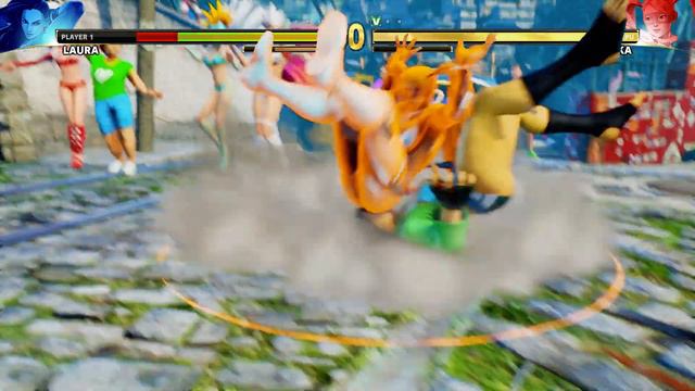 Laura Ryona vs Mika Street Fighter V смотреть онлайн