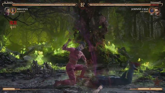 Mileena/Scorpion After Patch Kombat League: Mortal Kombat 1 смотреть онлайн