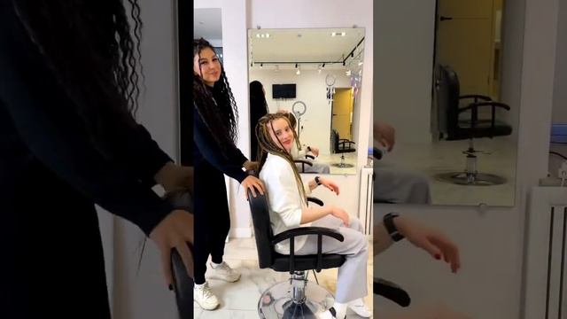 Перевоплощение #afromari #афрокосы #афроплетение #косы #прическа #афрорезинки #прически #афро смотреть онлайн