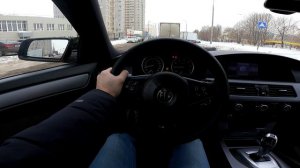 2009 BMW 525i E60 2.5L 218HP POV TEST DRIVE