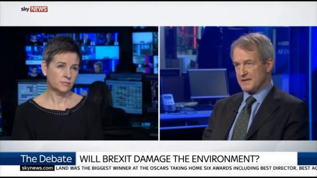 Owen Paterson MP on Sky News discussing - will Brexit damage the environment? смотреть онлайн