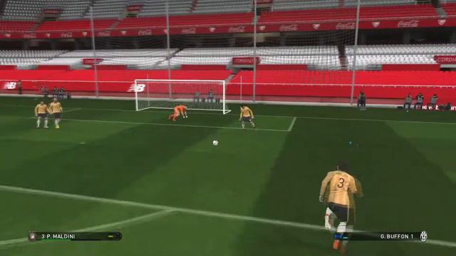 4 сейва подряд|Буффонище|PES2017 смотреть онлайн
