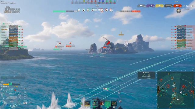 Yamato 5 Kills & 263k Damage | World of Warships Gameplay смотреть онлайн