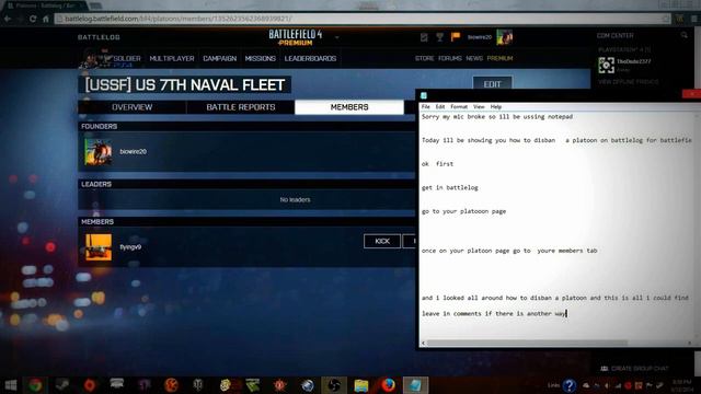 how to disband a platoon on battlelog for battlefield 4 смотреть онлайн