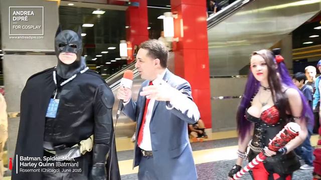Andrea Diprè meets Batman, Harley Quinn and Spider Man смотреть онлайн