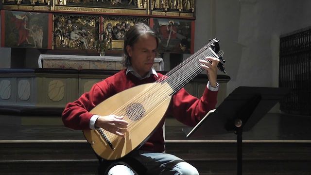 Silvius Leopold Weiss (1687-1750) - Allemande in g minor. Magnus Andersson- Baroque Lute смотреть онлайн