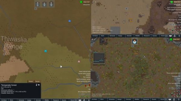 RimWorld Multiplayer mod: a peek at massive multifaction