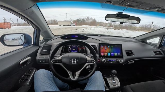 2008 Honda Civic FD1 1.8L i-VTEC (140) R18A1 POV TEST DRIVE смотреть онлайн