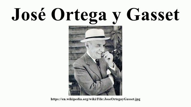 José Ortega y Gasset смотреть онлайн