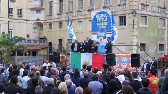 Sanremo: Giorgia Meloni a sostegno della candidatura di Gianni Berrino смотреть онлайн