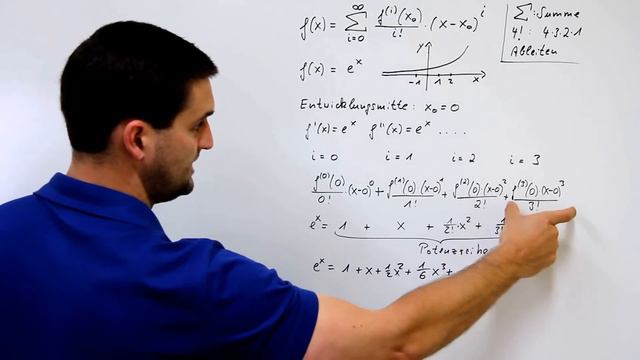 Taylor-Entwicklung, Ablauf, Taylorreihe, Potenzreihe, Entwicklungsstelle xo=0 | Mathe by Daniel Jun смотреть онлайн