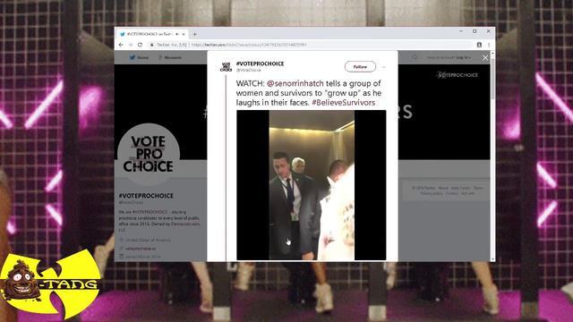 Orrin Hatch Gives Aloe to Feminists He Just Burned - They Then Prove His Point смотреть онлайн