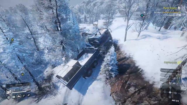 SnowRunner Расходники с самолета смотреть онлайн