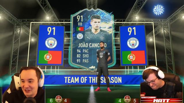 WE BOTH PACK A PL BLUE!!! - FIFA 21 TOTS PACK OPENING смотреть онлайн