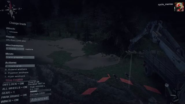 Spintires™ 03.03.16 Waterfall Maps part 3 смотреть онлайн