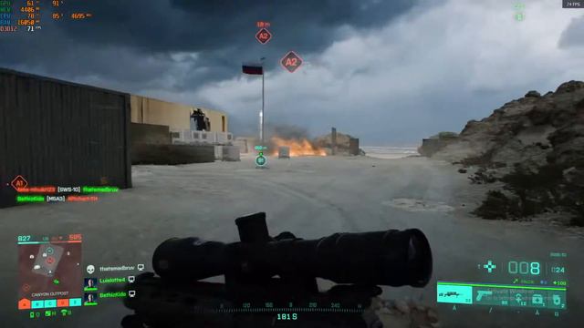 เล่น Battlefield 2042 I7 8700K GTX1070TI Nzxt kraken x62 Ram32 смотреть онлайн