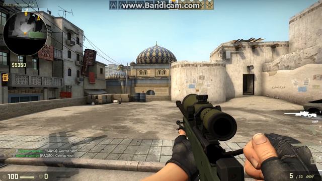 Лайвхак в CS-GO Как стрелять с AWP noscope смотреть онлайн