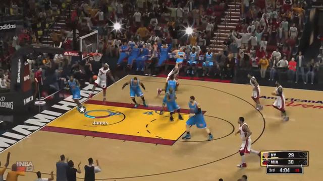 LeBron HUGE DUNK! смотреть онлайн