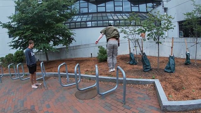 Almost breaking bones in Boston but stil busting moves with the bros смотреть онлайн