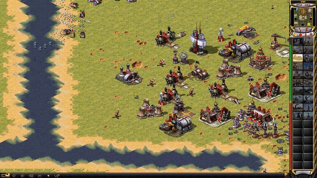 Red Alert 2 | Extra hard AI | Russia vs 7 random | Brutal enemy | Prism tank - tesla tank смотреть онлайн
